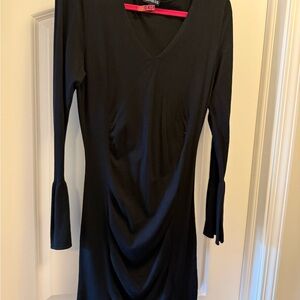 Express Black Long Sleeve Sweater Dress